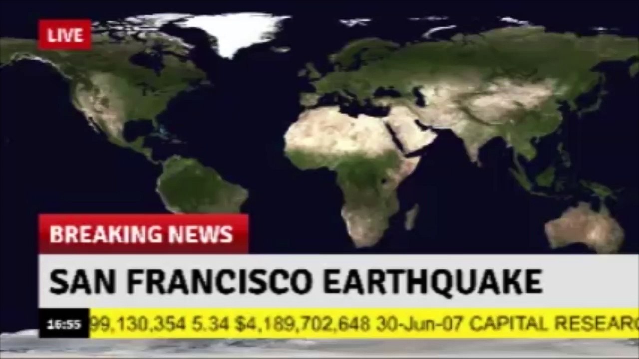 San Francisco Earthquake + Golden Gate Bridge Collapse (After Effects VFX) Destruction