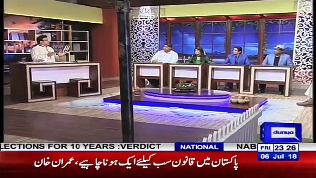 Hasb e Haal 6 July 2018 - Azizi as Abdul Qudoos - حسب حال - Dunya News