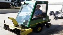 2003 John Deere F725 front mount snow thrower/mower for sale | sold at auction October 31, 2012