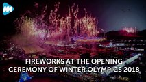 Fireworks At The Opening Ceremony Of Winter Olympics 2018 | Viral Mojo