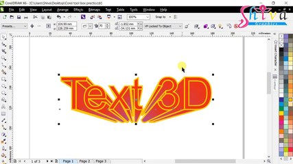 Corel Draw Tutorial In Hindi Part 4 Tool Box 57 How to Use of Transparency Tool | ट्रांसपेरेंसी  टूल का प्रयोग कैसे करें