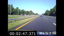 Dashcam captures out-of-control driver on New Jersey Highway