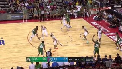 Guerschon Yabusele hits the shot with time ticking down in the fourth quarter