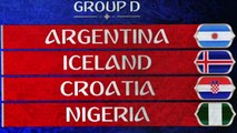 2018 WORLD CUP PREDICTIONS - GROUP D - ARGENTINA, ICELAND, CROATIA AND NIGERIA