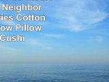 WOMHOPE 4 Pcs Studio Ghibli My Neighbor Totoro Series  Cotton Linen Throw Pillow Case