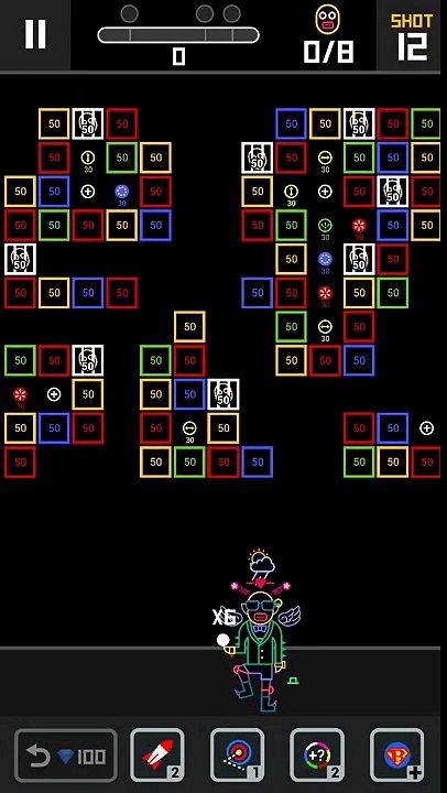 BBTAN2 - Level 574 solution