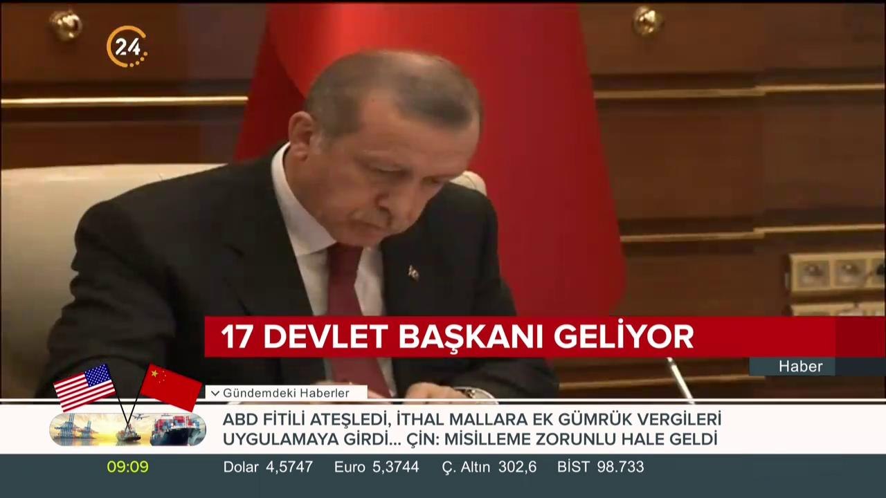 17 devlet başkanı geliyor