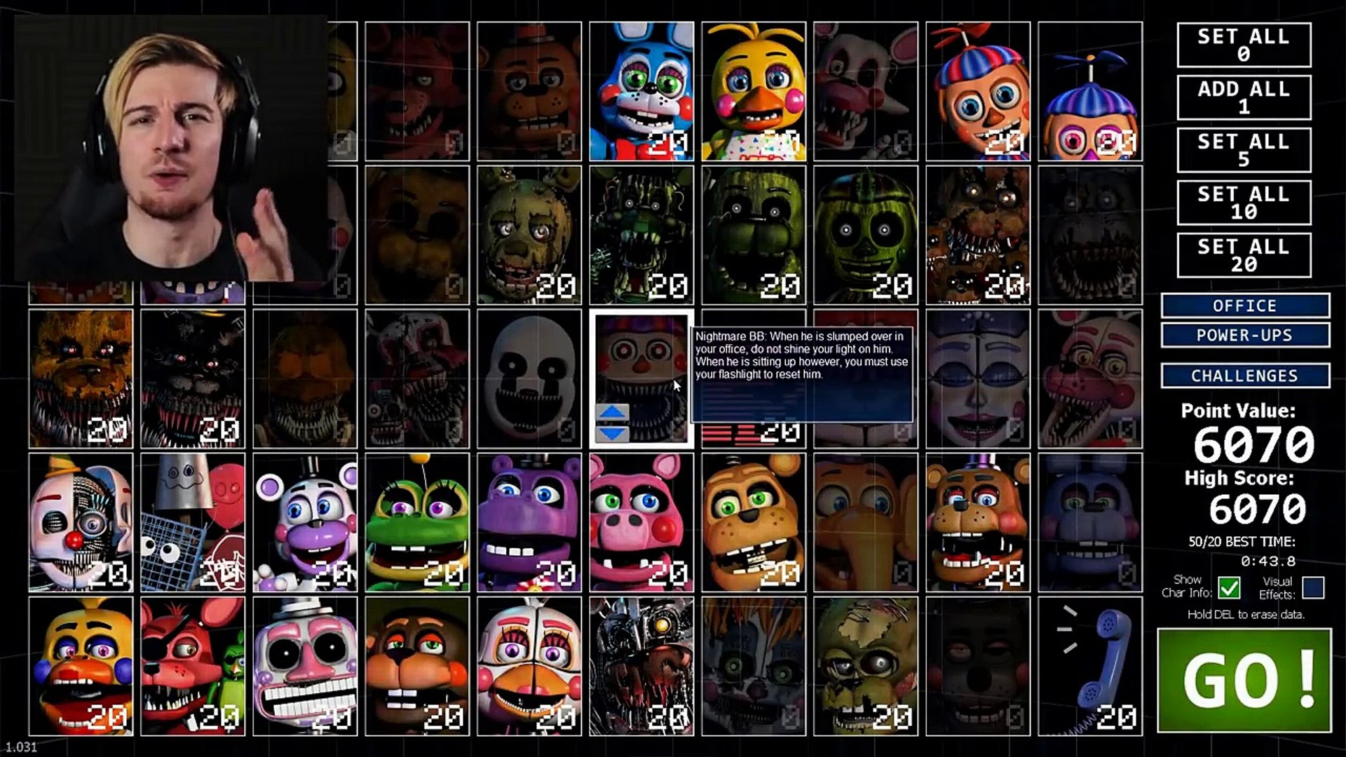 The Scariest Animatronic 30 Mode Win Fnaf Ultimate Custom Night Dailymotion Video