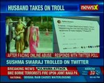 EAM Sushma Swaraj becomes target for the troll brigade retaliates in her own style
