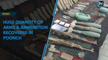 Huge quantity of arms & ammunition recovered in Poonch
