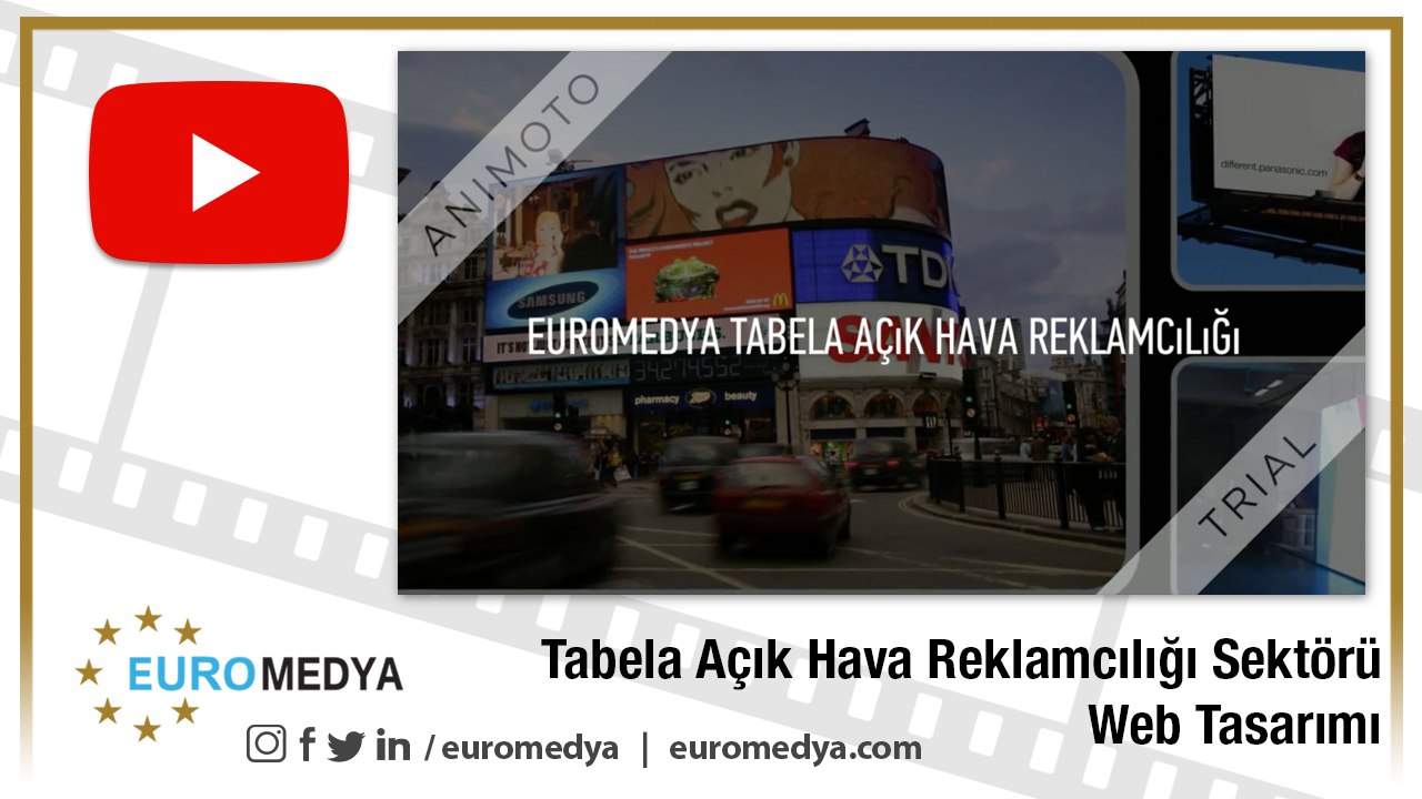 Euromedya Tabela Açık Hava Reklamcılığı Sektörü Web Tasarımı