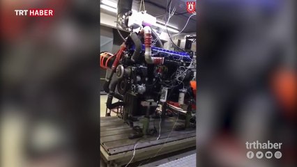 Zırhlı araçların yerli ve milli motorunun ilk ateşlemesi gerçekleştirildi