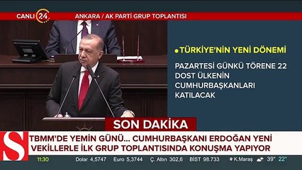 Cumhurbaşkanı Erdoğan 'Pazartesi akşamı kabinemizi açıklayacağız'