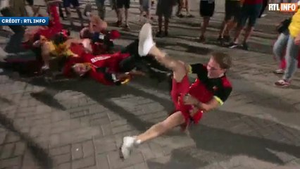 Les supporters belges se moquent de Neymar