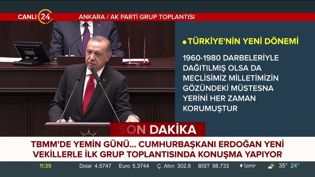 Cumhurbaşkanı Erdoğan Cuma günü Hacı Bayram'da dua edip ilk kabine toplantımızı yapacağız