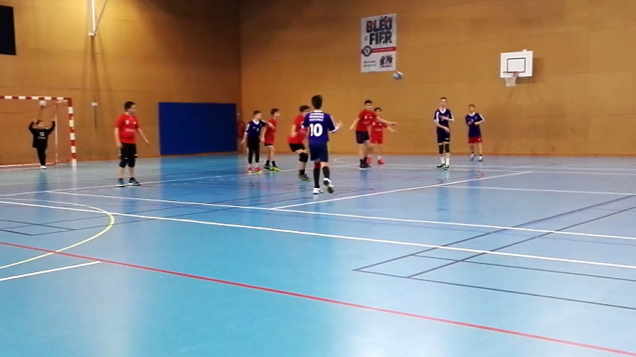 Action des -14 garcons lors du match du 7 janvier 2017 contre Mainvilliers