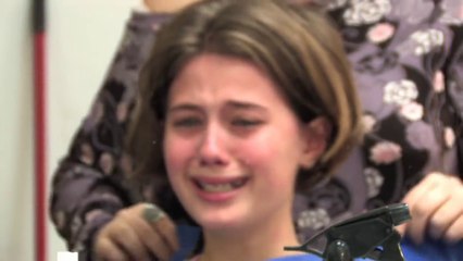 Actress Gets Hair Shaved - CRYING