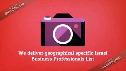 Israel Business Email List Providers
