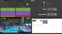 Game for Matias Francisco (1-12/1-11) - P4d3! Vs Super Padel - 09/07/18 10:13 - ReadyPadelOne - Easy Live Office EasyLive