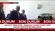 Son Başbakan Yıldırım ile Bahçeli bir araya geldi