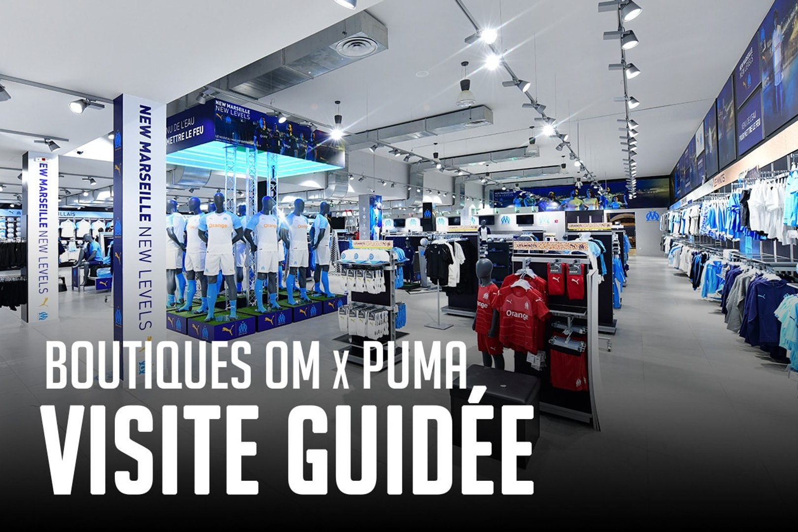 A la découverte des boutiques OM x PUMA - Vidéo Dailymotion