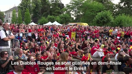 Mondial-2018: les Belges euphoriques après la victoire