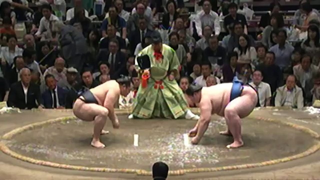 鶴竜 vs 逸ノ城 2018年大相撲夏場所13日目 20180525