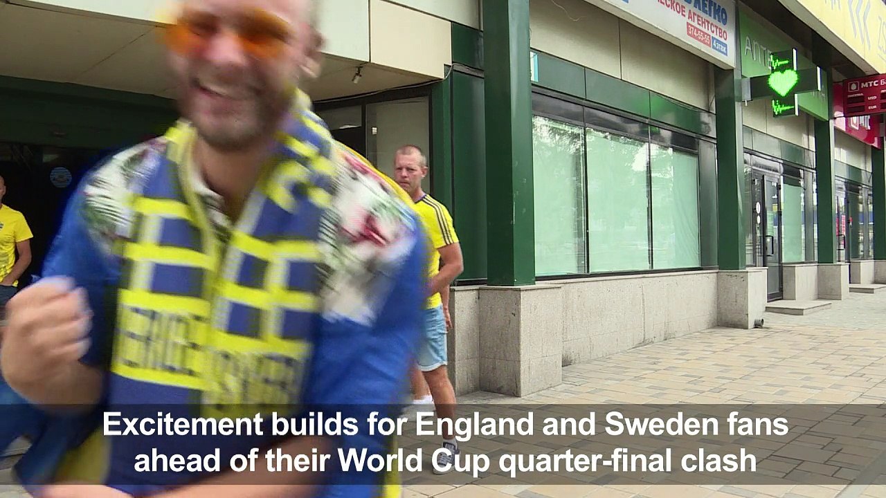 World Cup: Sweden/England fans confident ahead of quarter-final