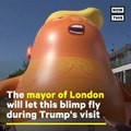 ABD Başkanı'nın ziyareti sırasında Londra semalarında 'Bebek Trump' balonu uçurulacak