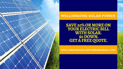 Affordable Solar Energy Wollongong AU - Wollongong Solar Energy Costs
