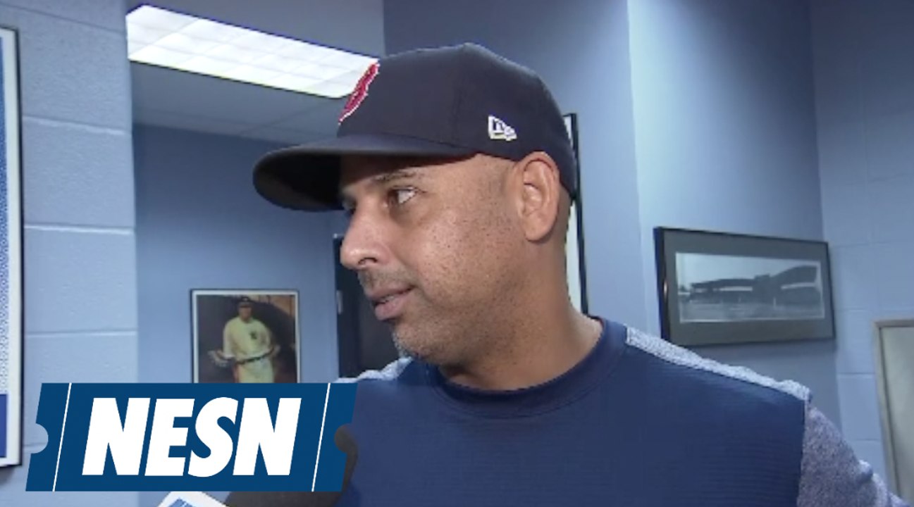 Alex Cora and the Red Sox take Game 1 from the Royals