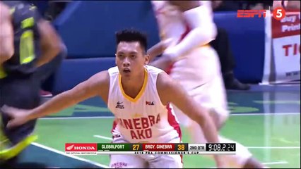 Ginebra vs Global Port - 2nd Qtr July 6, 2018 - PBA Com. Cup 2018