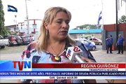 #TVNoticias Las tres unidades de la empresa de transporte internacional Nicabus que viajan a diario a Costa Rica, con horarios entre las cinco y media a nueve y