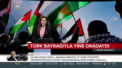 Elinde bayrağımız vardı