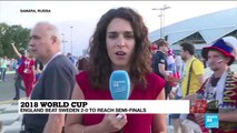 England beats Sweden 2-0 to reach World  Cup semi-finals