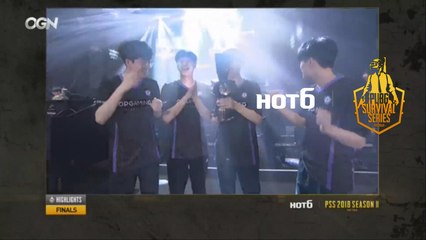 [Highlights] FINALS - 2018 HOT6 PSS 시즌2 프로투어(배틀그라운드)