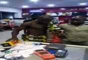Nigerian Man Receives The Beating Of His Life After He Pretended To Be Shopping In A Super Market Then Hid A Shortbread Biscuit Inside His Pant And Went To Eat