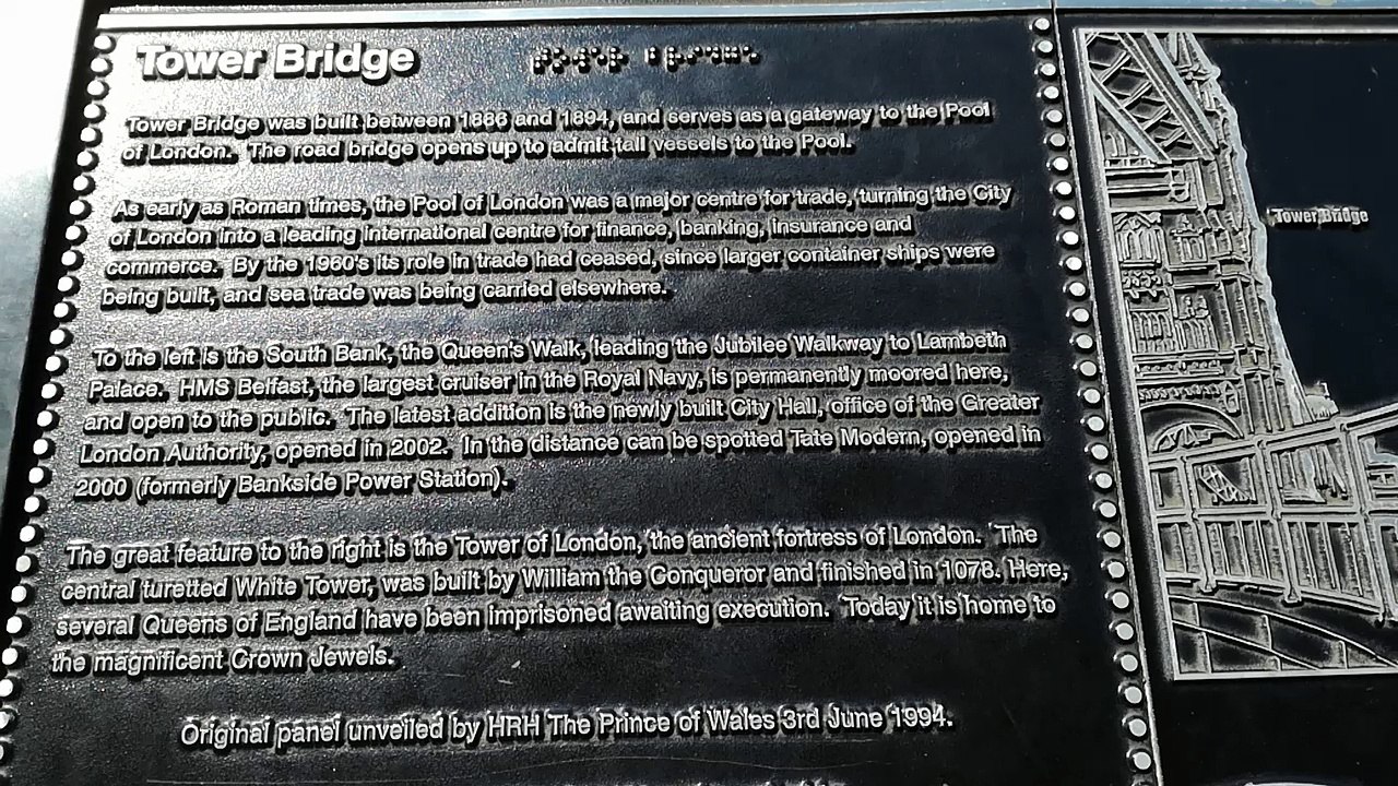 PLAN DU TOWER BRIDGE