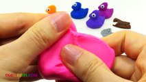 Learn Colors Play Doh Ducks Mold Foam Surprise Eggs Learning Pounding Toys EggVideos.com