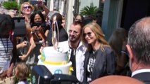 Ringo Starr festeggia il compleanno a Nizza con Joe Walsh