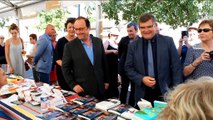 François Hollande à la journée du livre de Sablet