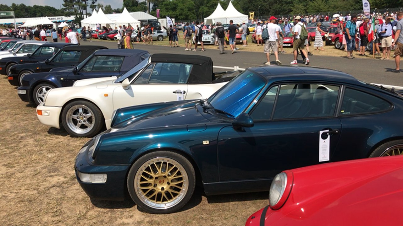 Dès Porsche par centaine au Mans Classic