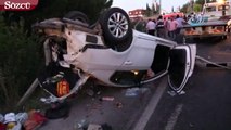Uşak-İzmir yolunda feci kaza