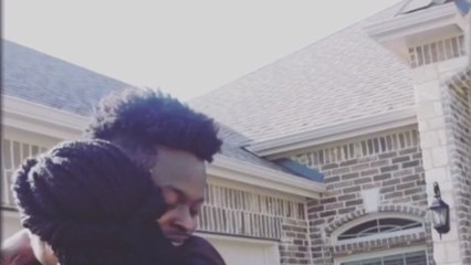 Watch Marquise Goodwin surprise his mom, sister with new house