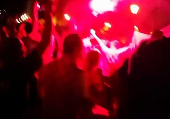 Fans in Osijek Celebrate Croatia's Advancement in the World Cup