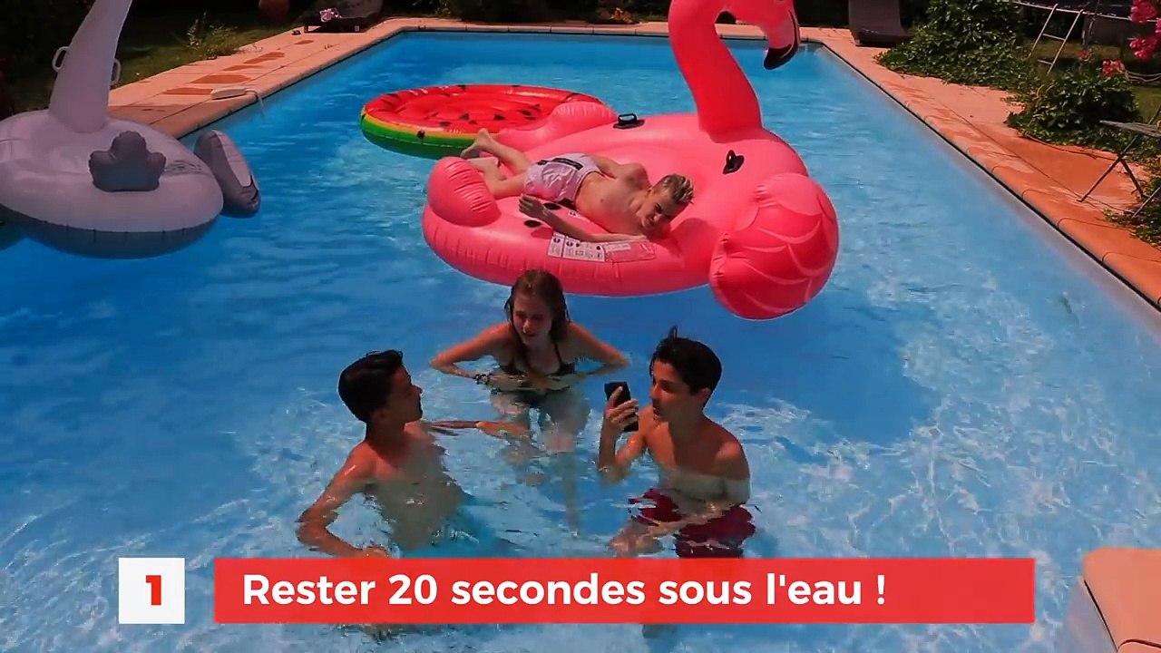 CAP OU PAS CAP PISCINE w/ Enzo, Agathe & Hugo