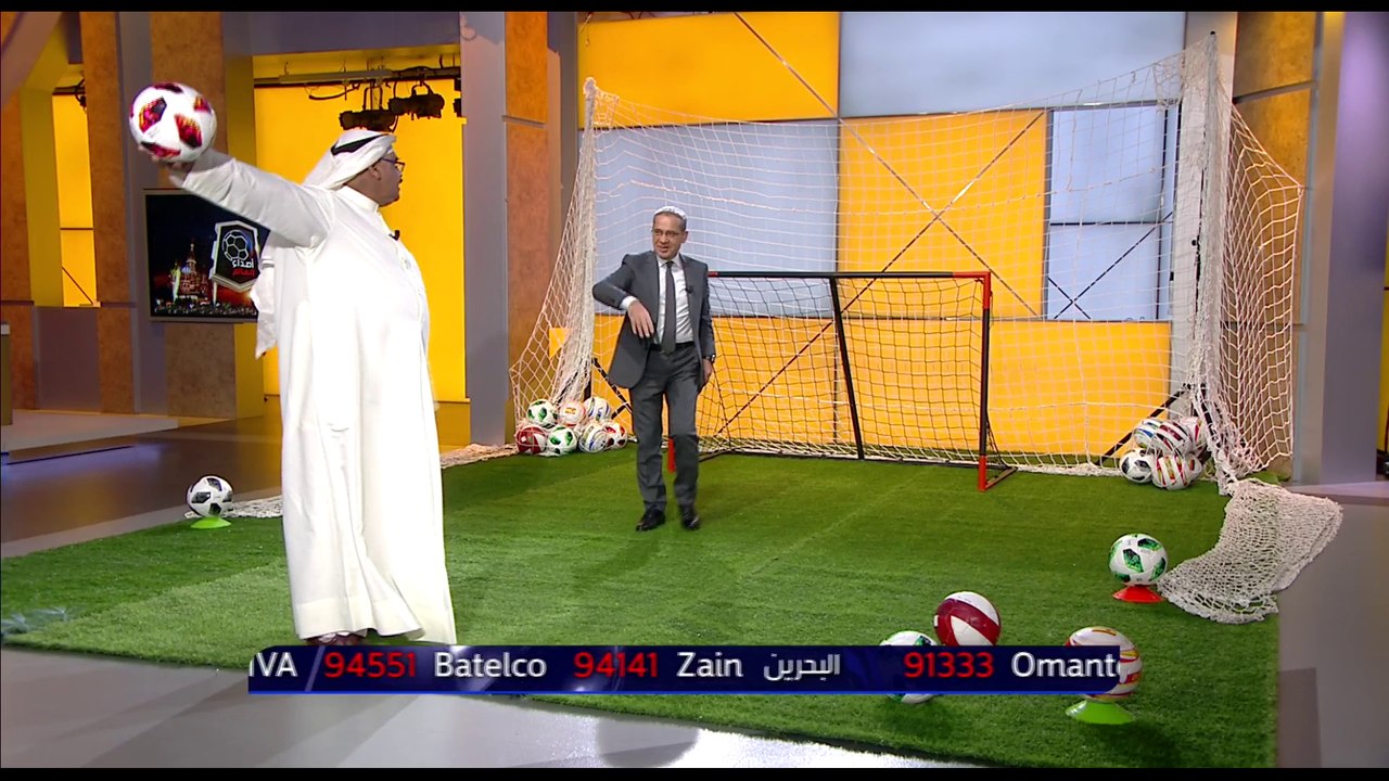 تحدي ركلات الترجيح بين داود حسين و مصطفى الآغا