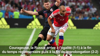 Mondial-2018: la Croatie bat la Russie aux tirs au but