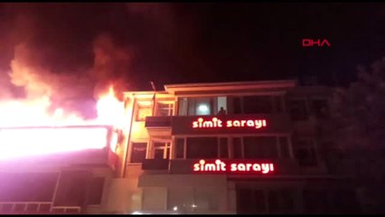 Konya - Kafede Çıkan Yangın Korkuttu