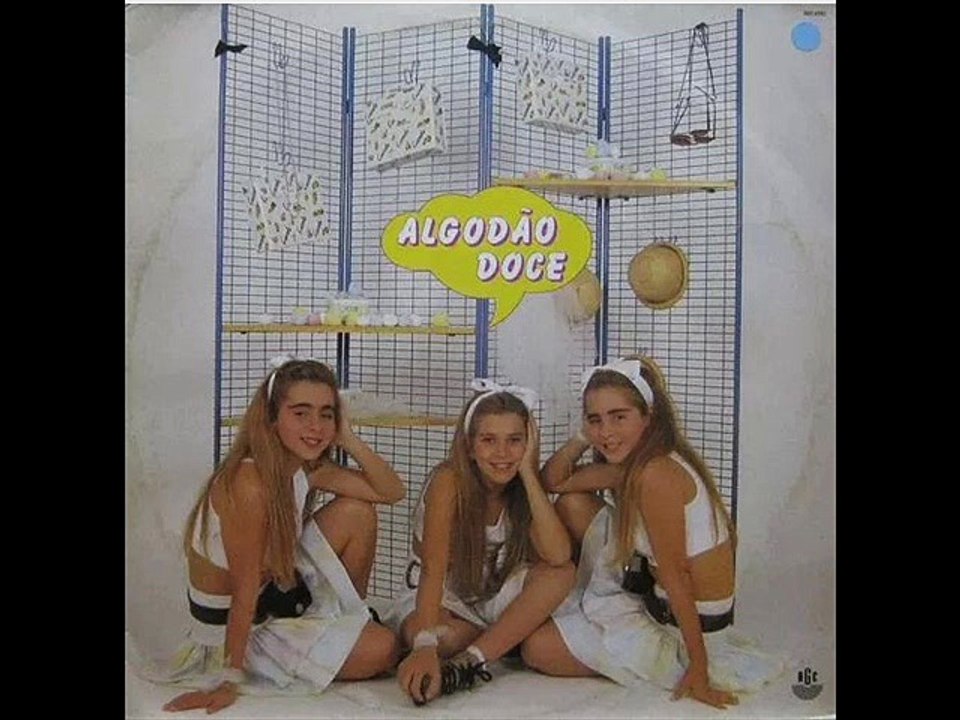 LP ALGODÃO DOCE DE 1987  COMPLETO  GRAVADORA  RGE